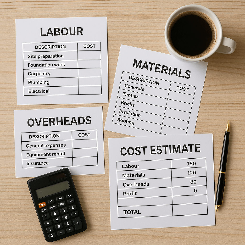What Does a QS Include in a Cost Estimate? Cost Estimator